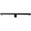 ALFI 24 Inches Black Matte Stainless Steel Linear Shower Drain with Groove Holes - 3 of 4