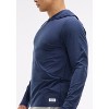 Peloton Men's Dreamblend Hoodie, Navy Blue - 4 of 4