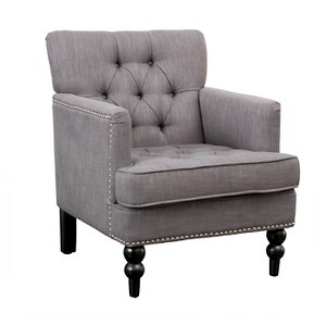Christopher Knight Home Malone Club Chair - Charcoal, Grey