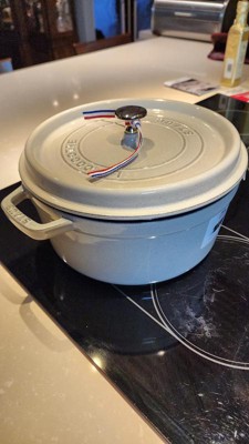 Staub - 1.5 L Round Rice Cocotte - Grey - Boutique Crème