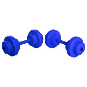 TRC Recreation 2 Pack Super Soft Fitness Gear Dumbbell Set for Aquatic Fitness - 1 of 3
