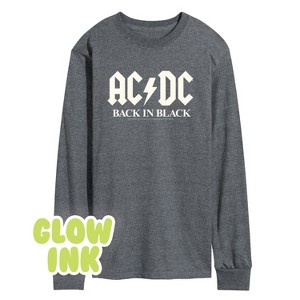 Men's - AC/DC - Glow In The Dark Long Sleeve Graphic T-Shirt - 1 of 4