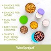 WeeSprout Stainless Steel Food Storage Containers, Leakproof Silicone Lids, BPA-Free - Set of 3 (4oz, 8 oz, 12 oz) - 3 of 4