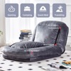 Okak Modern Folding Chair Floor Human Dog Bed with 5 Adjustable Positions,Comfy Upholstered Sofa for Bedroom,Living Room,Office - 3 of 4