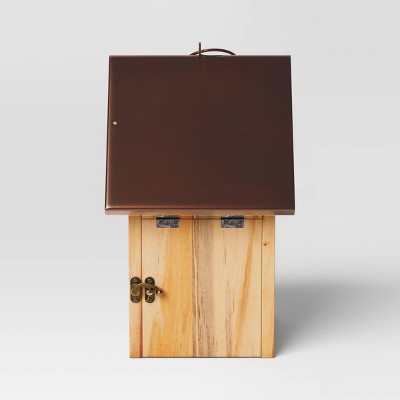 Outdoor Wood Bird House - Threshold&#8482;