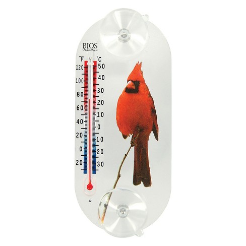 Source House shape indoor thermometer House shape thermometer in plastic  casing with suction cup on m.
