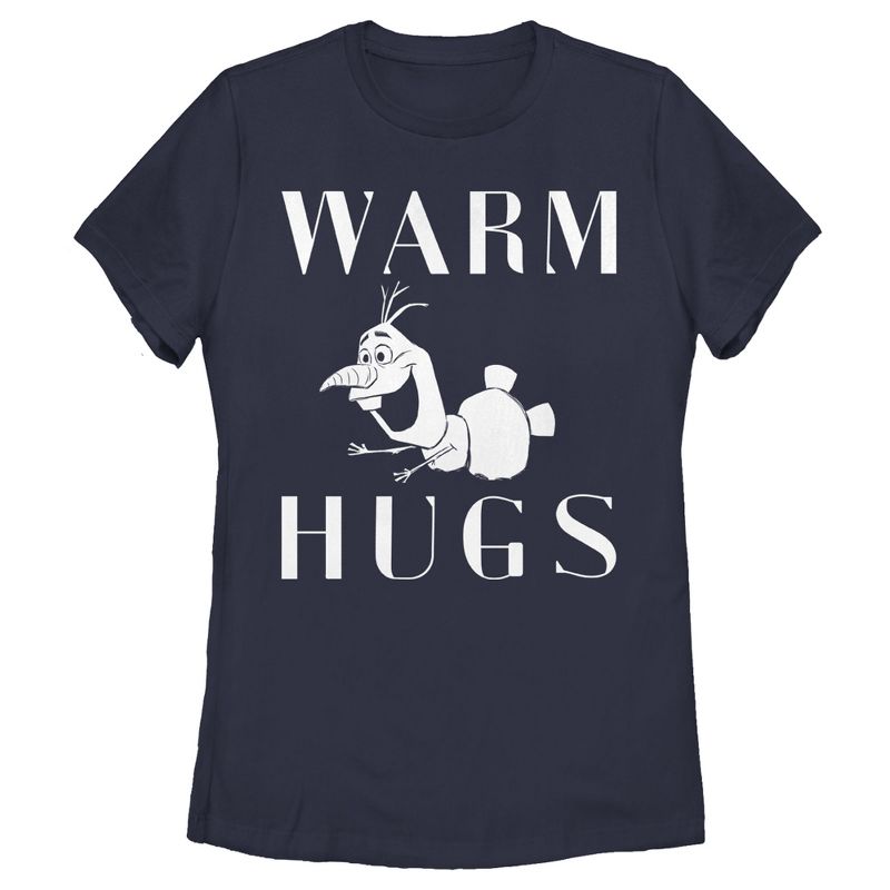 Women's Frozen 2 Olaf Warm Hugs T-Shirt, 1 of 5