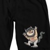 Where the Wild Things Are Literary Carol Men's Black Lounge Shorts - 2 of 3