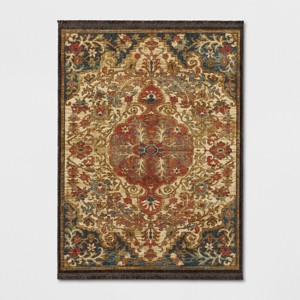 Floral Woven Medallion Persian Rug - Threshold™ - 1 of 3