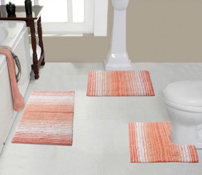 Gradiation Rug Collection Cotton Tufted Set of 3 Bath Rug Set - Home Weavers