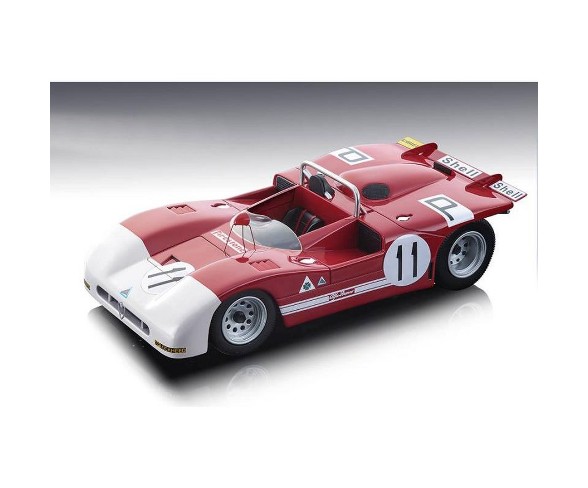 Alfa Romeo T33/3 #11 4th Place Nurburgring 1000km 1971 Mythos Series Ltd Ed to 100 pieces 1/18 Model Car by Tecnomodel