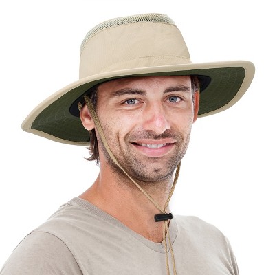 Solaris Fishing Hats Summer Outdoor UV Sun Protection Boonie Safaris Hat for Sailing Hiking Boating Gardening