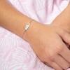 Baby Girls' Heart Cutout Tag ID Bracelet Sterling Silver - In Season Jewelry - 2 of 4