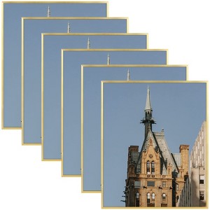 Golden State Art Poster Aluminum Picture Frame, 6-Pack - 1 of 4