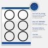 Avery Printable Round Labels, Double Black Border, 3" Diameter, Glossy White Round Labels, Permanent, Laser/Inkjet, 60ct, Great for Product Labels - 3 of 4