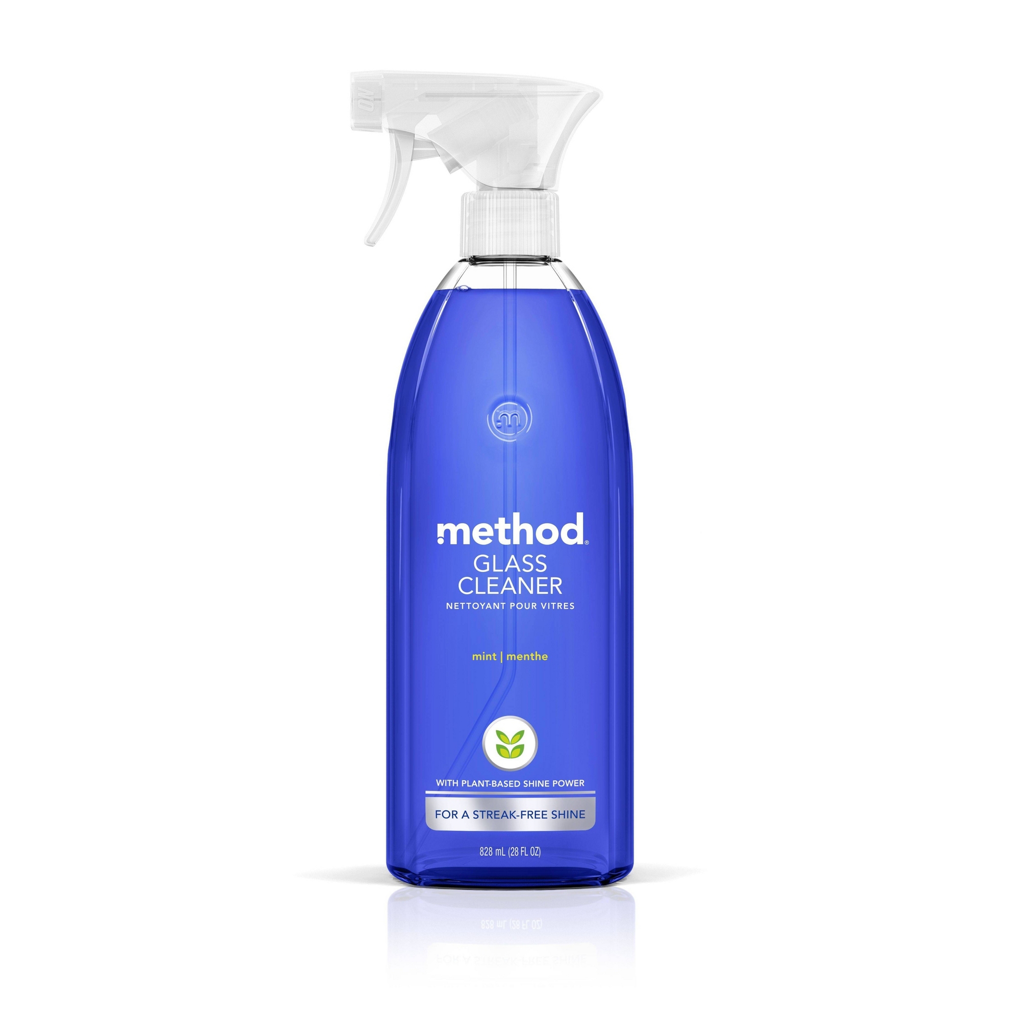 Method Mint Glass Cleaner Spray - 28 fl oz: Aluminum-Free, Hypoallergenic, Dye-Free, Paraben-Free