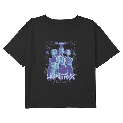 T-shirt K-Pop Demon Hunters Pour Enfants Et Ados – Manches Courtes, Motif Graphique, Col Rond – Idéal Pour Le Quotidien
