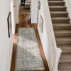 Machine Washable Rug Vintage Floral Rug Distressed Oriental Rug with Non Slip Backing, Low Pile Thin Soft Carpet - 2 of 4