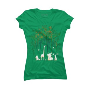 Junior's Design By Humans Repaint the forest By radiomode T-Shirt - 1 of 3