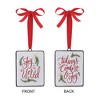 Festive Christmas Ornaments Set of 12, 5.25"H by Melrose - 2 of 3