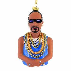 Cody Foster 4.5 Inch Snoop Dog American Rapper Actor Record Producer Tree Ornaments - 1 of 4