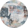 Unique Loom Kamala Washable Collection Area Rug - Abstract - 2 of 4