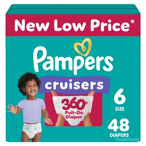 Pampers Cruisers 360 Diapers - (Select Size and Count) - 1 of 4