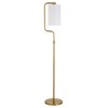 Hudson and Canal 62" Tall Floor Lamp with Fabric Shade - 2 of 4