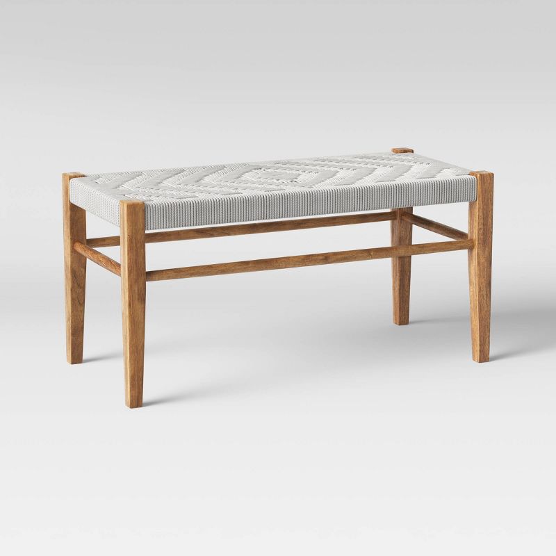 Lumarco Woven Bench Natural - Threshold&#8482;, 4 of 12
