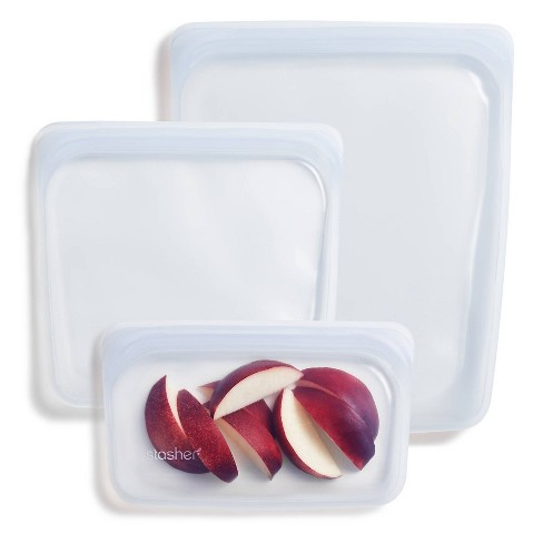 Stasher Clear Silicone Reusable Storage Bags