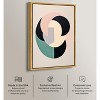 Art Remedy Cubist Style Jade Ring Contemporary Shapes Abstract Wall Art Framed - 3 of 4