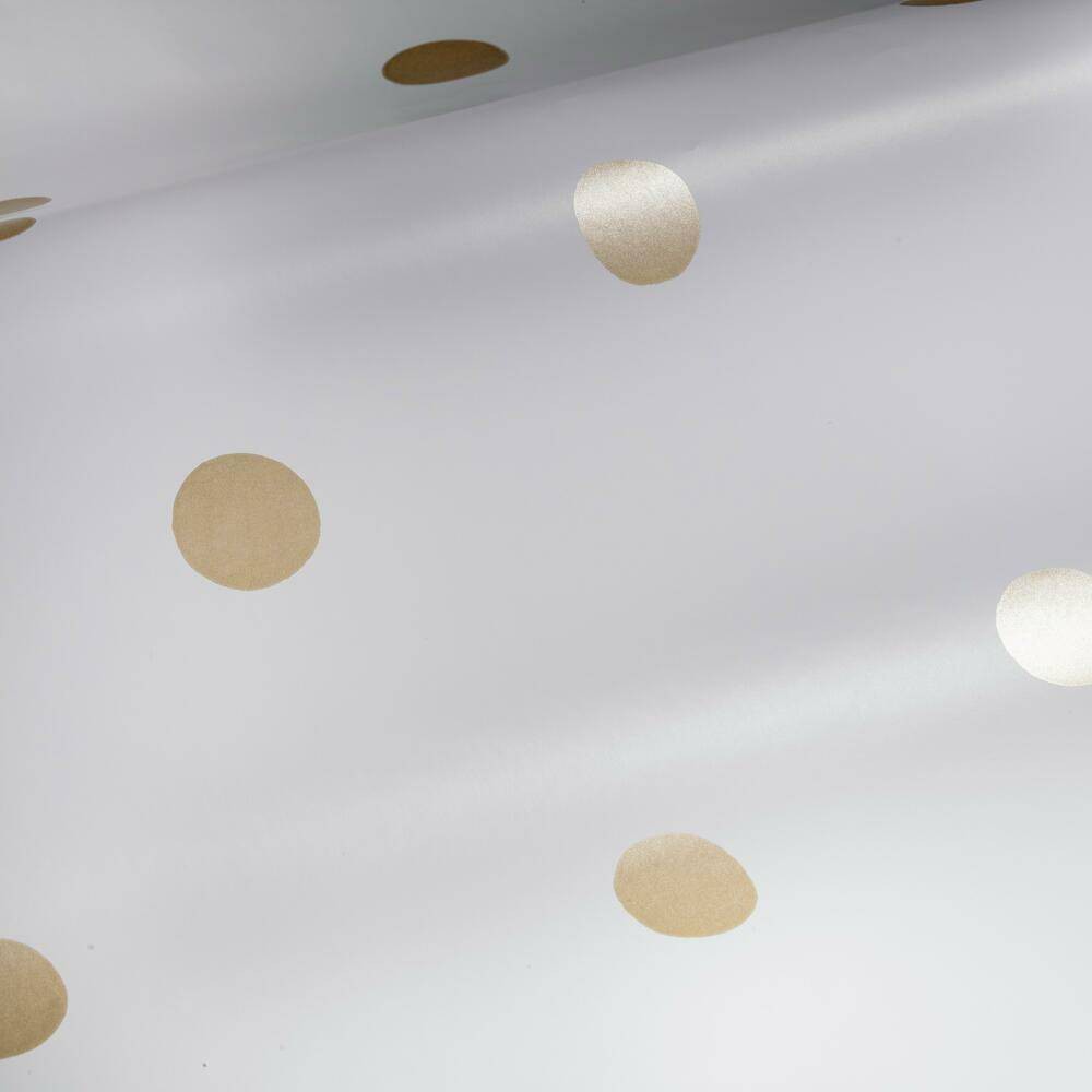 Photos - Wallpaper Roommates Dots Peel & Stick  Gold 