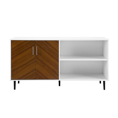 Cesicia White Modern TV Stand for TVs up to 65"