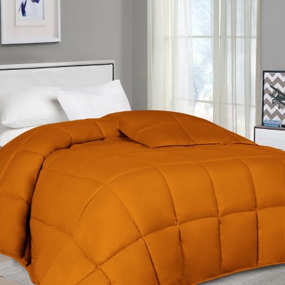 Twin Dusty Orange Reversible Down Alternative Microfiber Comforter