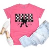 Simply Sage Market Mama Checkered Coquette Garment Dyed Tee - 3 of 4