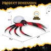 Angel Sar 11.8 FT Halloween Inflatable Crawling Spider with Rotating LED Lights Giant Blow Up Outdoor Decoration for Yard and Garden - 3 of 4