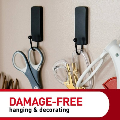 Command Medium Satin Brass Wire Hooks