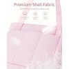 Narwey Puffer Tote Bag for Women Work with Laptop Compartment, Puffy Quilted Work Tote Bags for Travel Carry on Teacher Nurse - 3 of 4