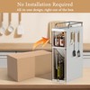 Multifunctional Spice Rack Household Flip Storage Cabinet Drawer-Type Spice Storage Rack Independent Food Storage Cabinet for Kitchen Restaurant - 2 of 4