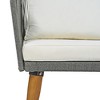 Syemin Patio Chaise Lounges, Outdoor Patio Daybed, Comfy Seat Cushion, Sofa Furniture, for Backyard, Swimming Pool, White, 53.15"*25.2"*31.1" - 4 of 4