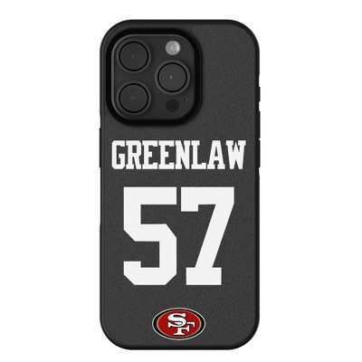 Keyscaper Dre Greenlaw San Francisco 49ers 57 Game Tactic Bump Cell Phone Case for iPhone 15 Pro Max