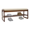 YIYIBYUS Shoes Rack Bench with Cushion for Entryway - 2 of 4