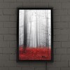 Trademark Fine Art - Philippe Sainte-Laudy 'Little Red Carpet' - Backlit LED Lightbox with Metal Frame - Ready to Hang with Anti-Glare Acrylic Cover - 4 of 4