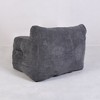 Vynxaria Bean Bag Seats - Dark Gray Tufted Sofa for Adults & Kids - 4 of 4