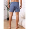 INSPIRE CHIC Men's Comfortable Breathable Cotton Mid-Waisted Striped Boxer Shorts - 3 of 4