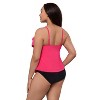 Trimshaper Women's Rachel 5 Tier Ruffle Tankini Swimsuit Top - 2 of 3
