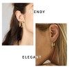Turandoss 9Pairs 14k Gold Silver Hoop Earrings for Women Girls - Small Hypoallergenic Earrings Set, Gold Jewelry for Women Trendy, Teen Girl Gifts - 4 of 4