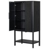 NicBex Buffet Cabinet with Storage Sophisticated Veneer Cabinet Console Table Sideboard Cabinet with Multiple Storage Functions for Living Room - 2 of 4
