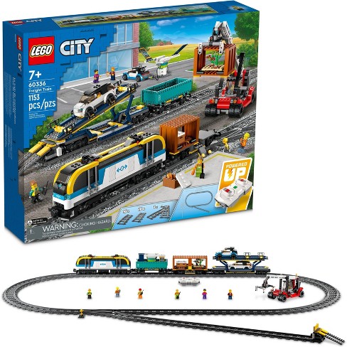 Lego City Freight Train Toy Remote Control Sounds Set 60336 : Target