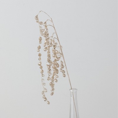 Sullivans Artificial Bead Spray 21"H Clear